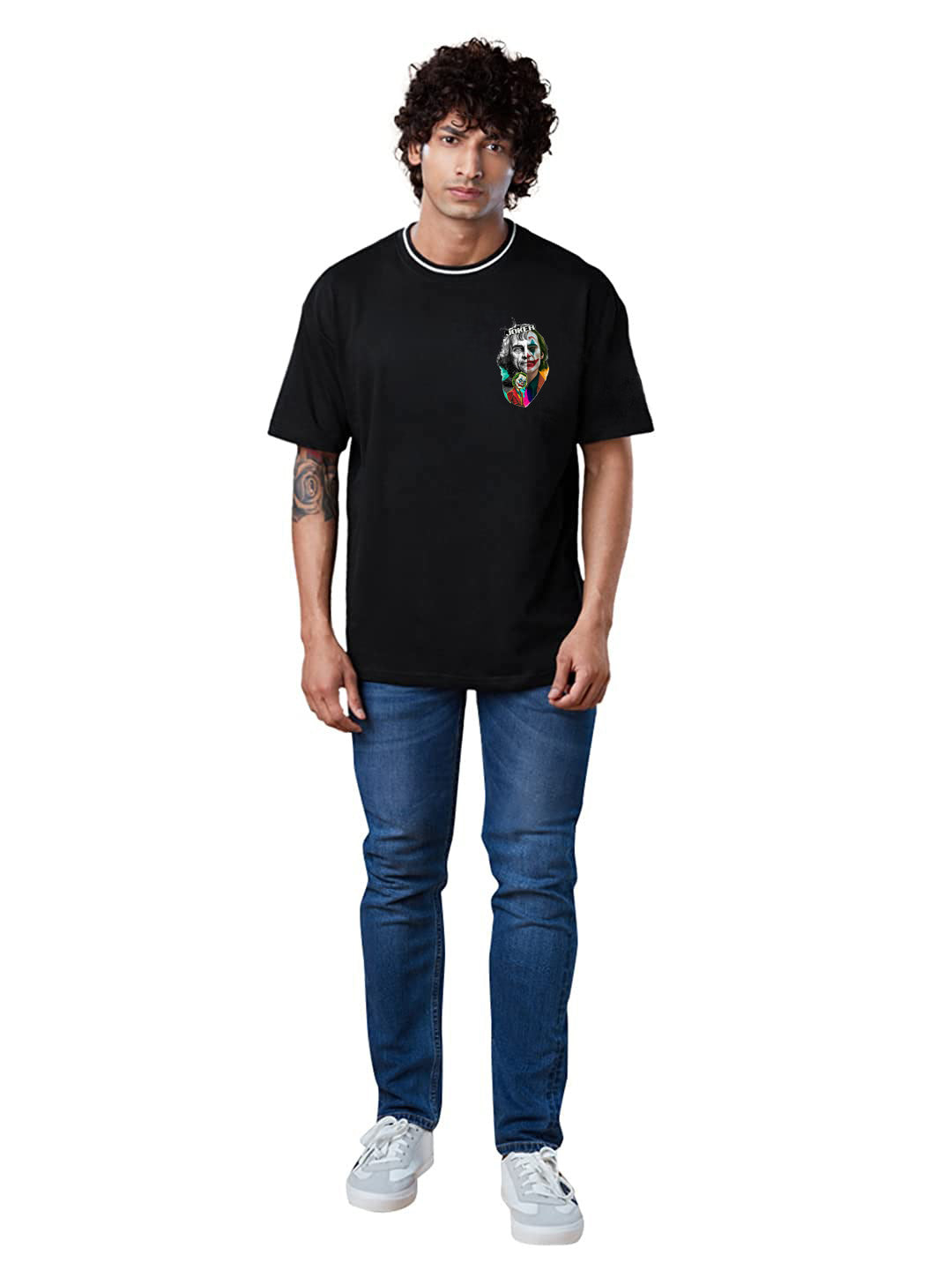 JOKER Graphic full Back print Oversized Drop Shoulder JOKER Graphic full Back print Oversized Drop Shoulder