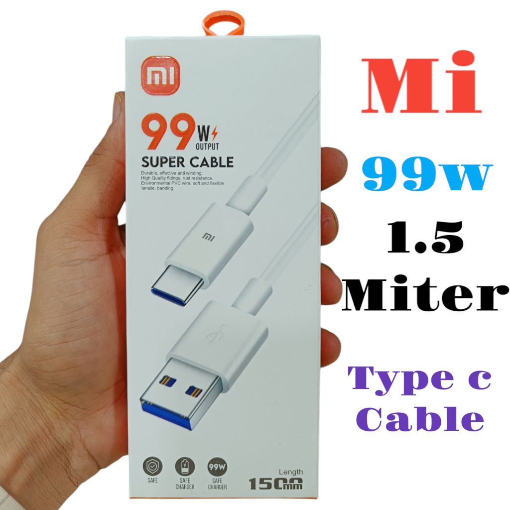 Mi 99w Type C 1.5Miter Cable (1year Warranty)