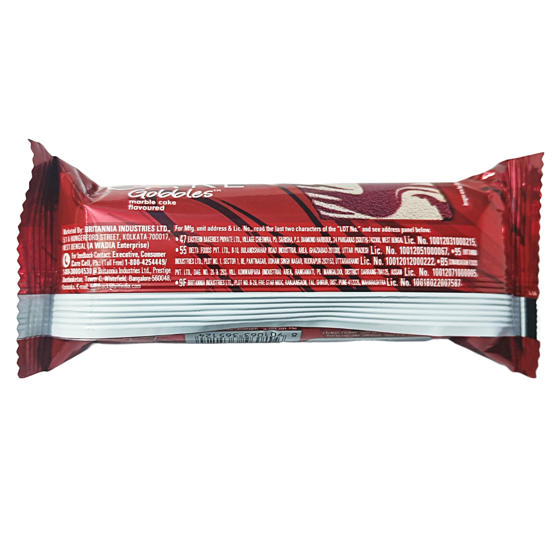 Britannia Gobbles Marvel Cake Red Velvet 110g