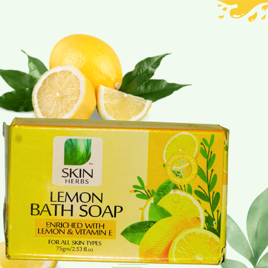 SKINHERBS SKIN HERBS LEMON BATH SOAP - 75gm