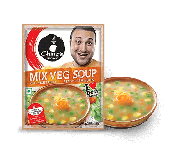 Ching's Secret Mix Veg Soup - 12Gm (Pack Of 24)