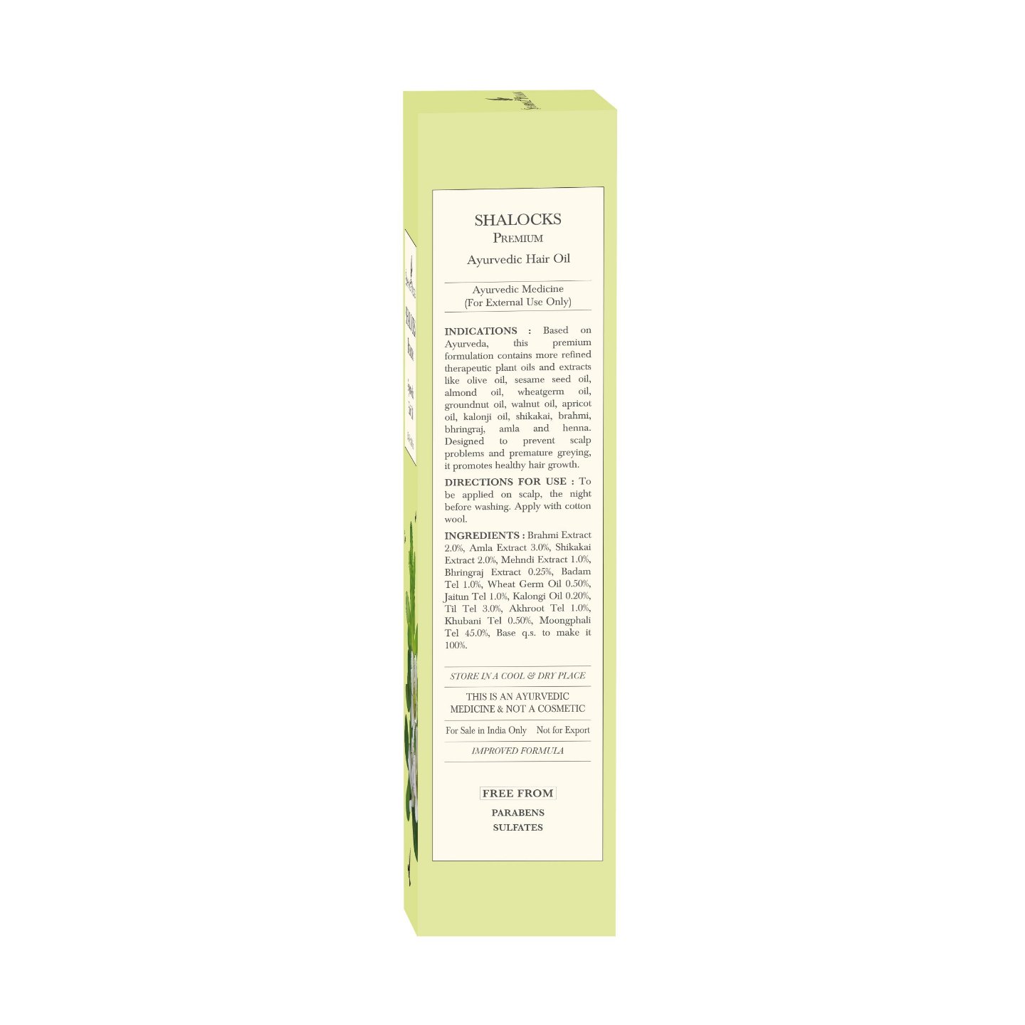 Shahnaz Husain Shalocks Premium Ayurvedic Oil - 200ML