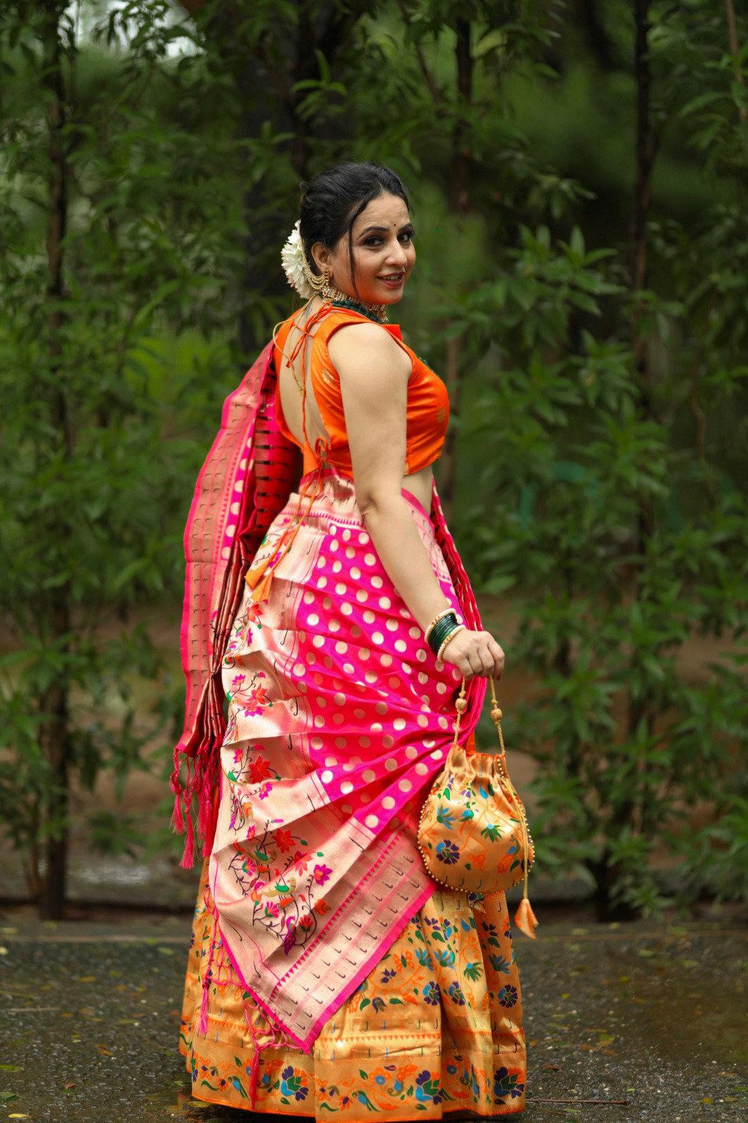 Antique Fashion  Paithani Lehenga choli