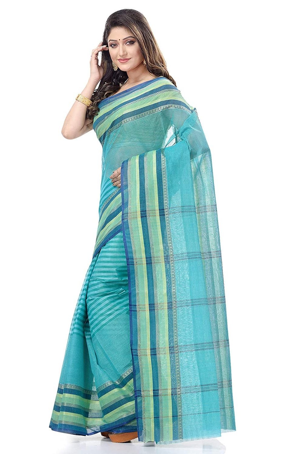 Handloom Cotton Bengali Tant Saree