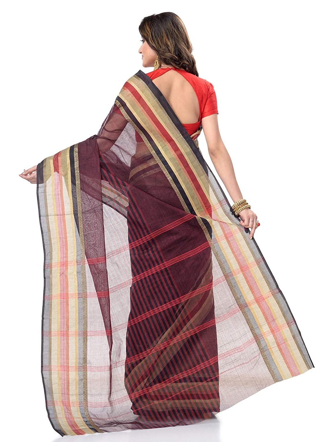 Handloom Cotton Bengali Tant Saree