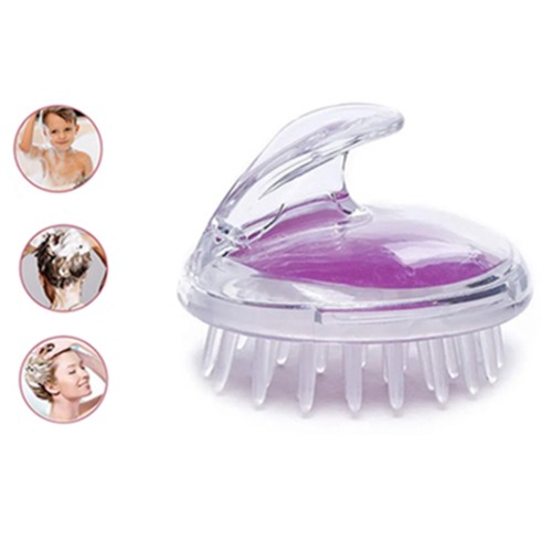 Silicone Hair Scalp Massager Shampoo Brush - Pack of 1