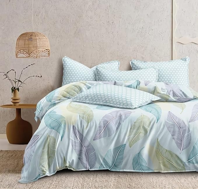 MORADO Glace Cotton Printed Reversible 150 GSM AC Comforter/Quilt/Blanket for Double Bed (90x100 Inches) Multi Color