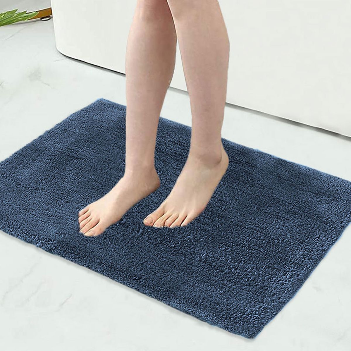 Buy Lushomes Anti-Skid Ultramarine Extra Large Bath Mat Set (1Pc Bathmat 50  x 80 cms + 1Pc 40 x 50 cms Contour) Online at Best Prices in India -  JioMart.