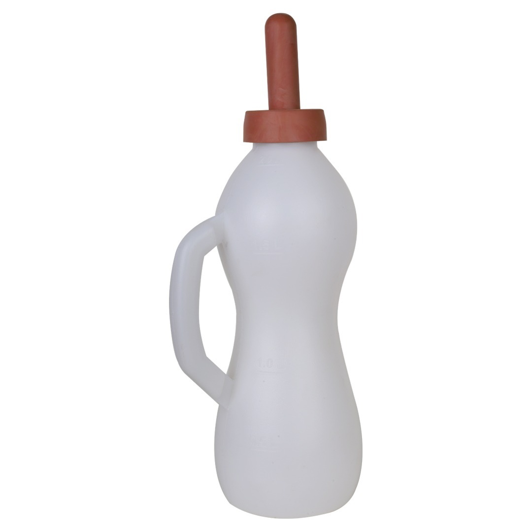 FAIRBIZPS Calf Feeding Milk Bottle with Food Grade Quality Nipple (2 Liter)