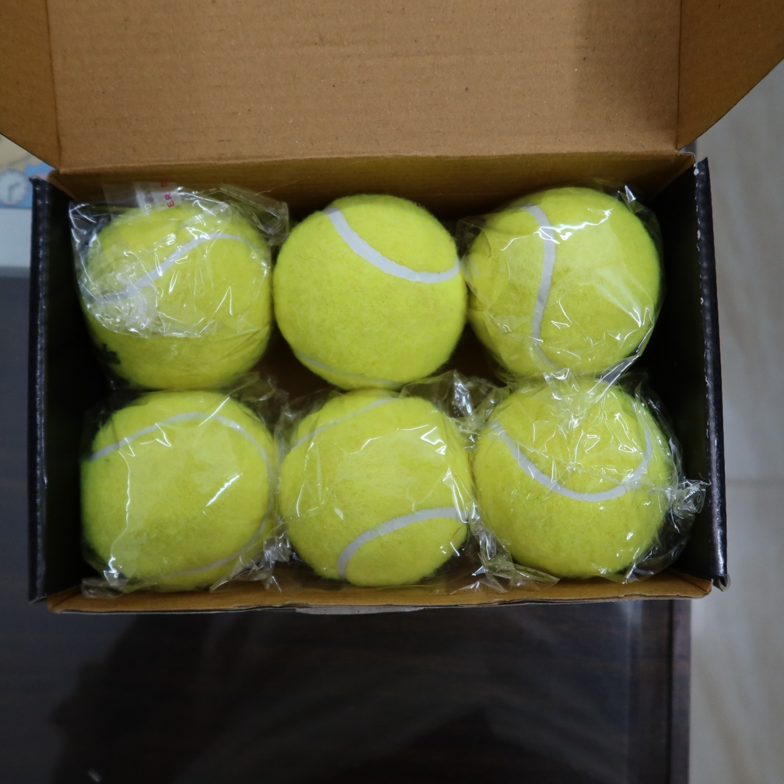 FAIRBIZPS Rubber Cricket Tennis Ball Light Yellow
