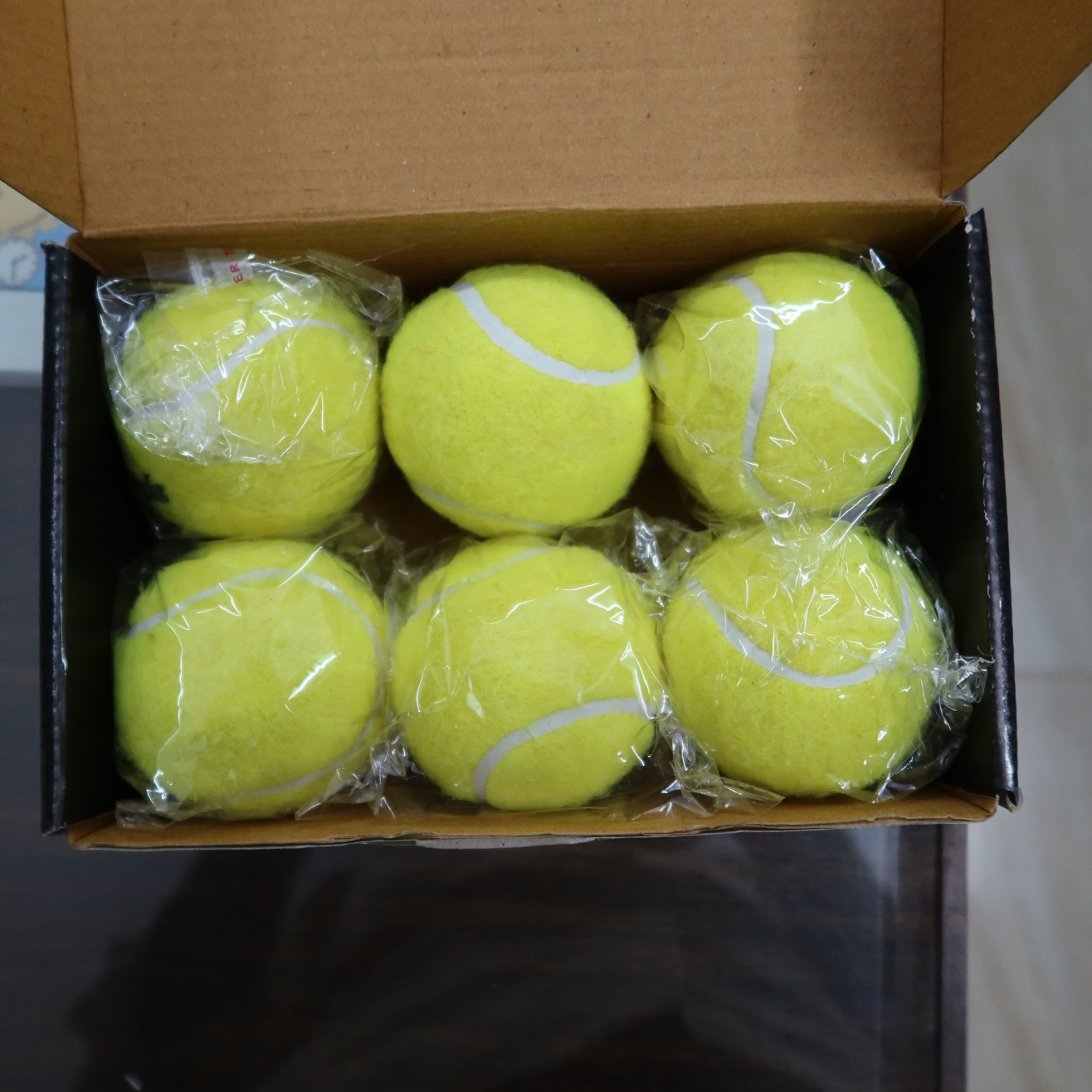 Rubber Cricket Tennis Ball - Standard, Yellow