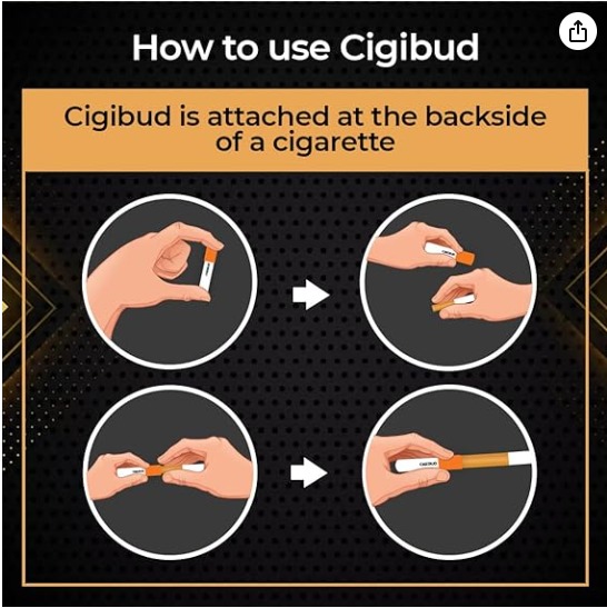 Cigibud filters |Nanoclean anti smoking filters|stoptar smoking filters|filters to quit smoking|filters for smoking|smoking filters|safety filters for smoking|regular smoking filters|tar reduction filters|smoking filters for daily use|multi-filtering helps to reduce tar and smoke and also helps to quit smoking - Color Orange (Pack of 60 Pieces) - 1 x 1 x 4.1 cm; 70 Grams, Multicolour