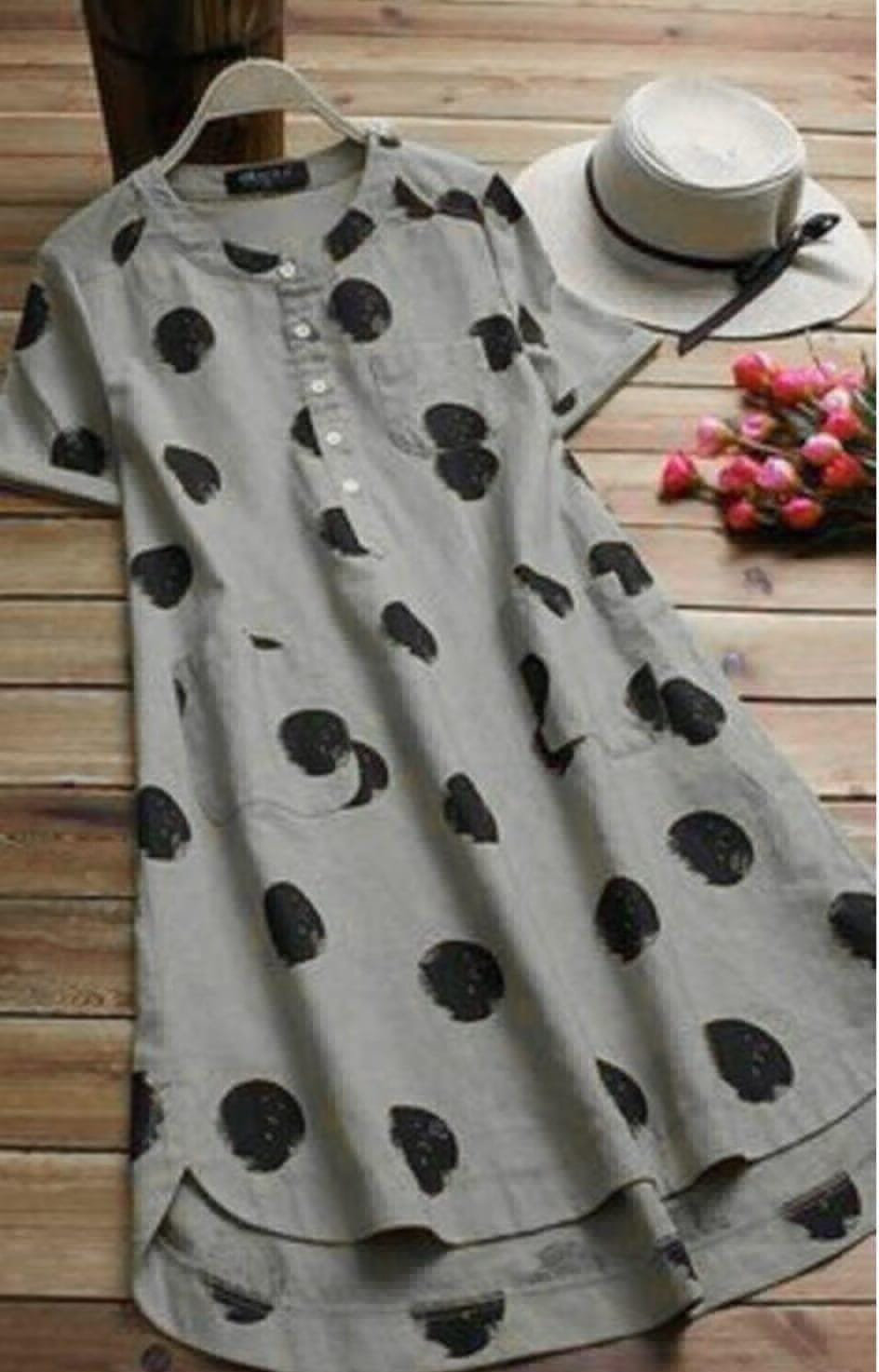 Reyon Tunic - Gray, M-38