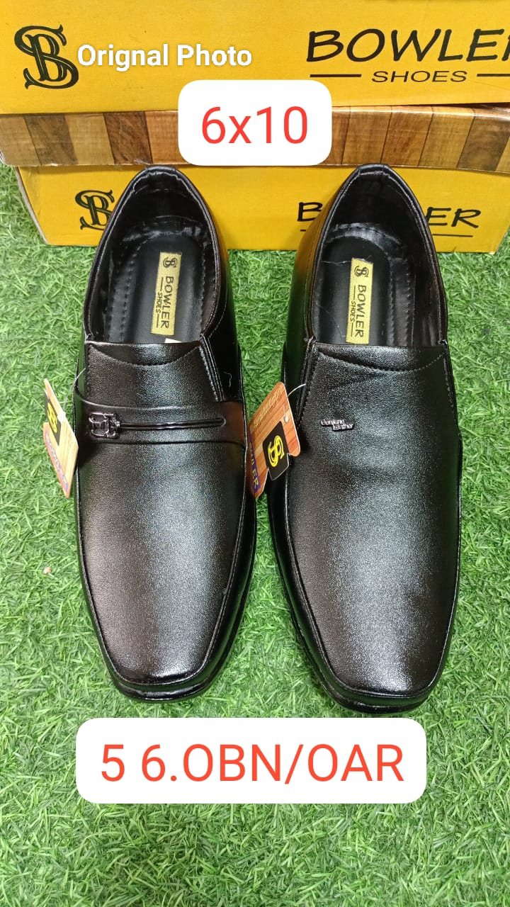 BOWLER FORMAL SHOE - Black Left, NO.6