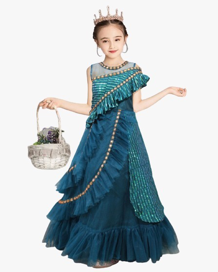 ARM HARRY CHILDREN GOWN - GREEN, 8 To 9
