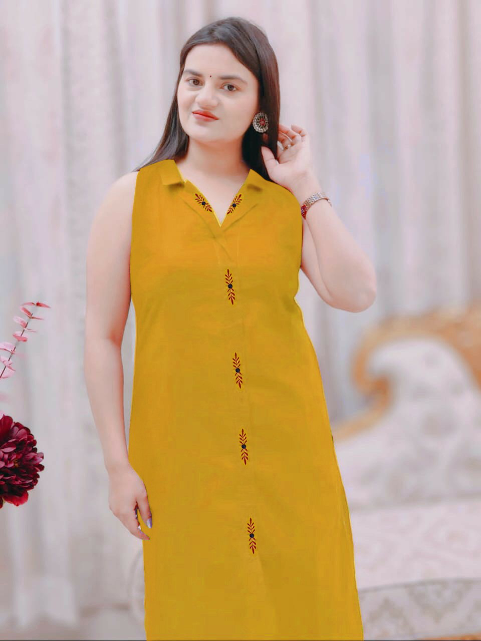 KDJ 3704 Beautiful Kurta & Plazo - 2XL-44