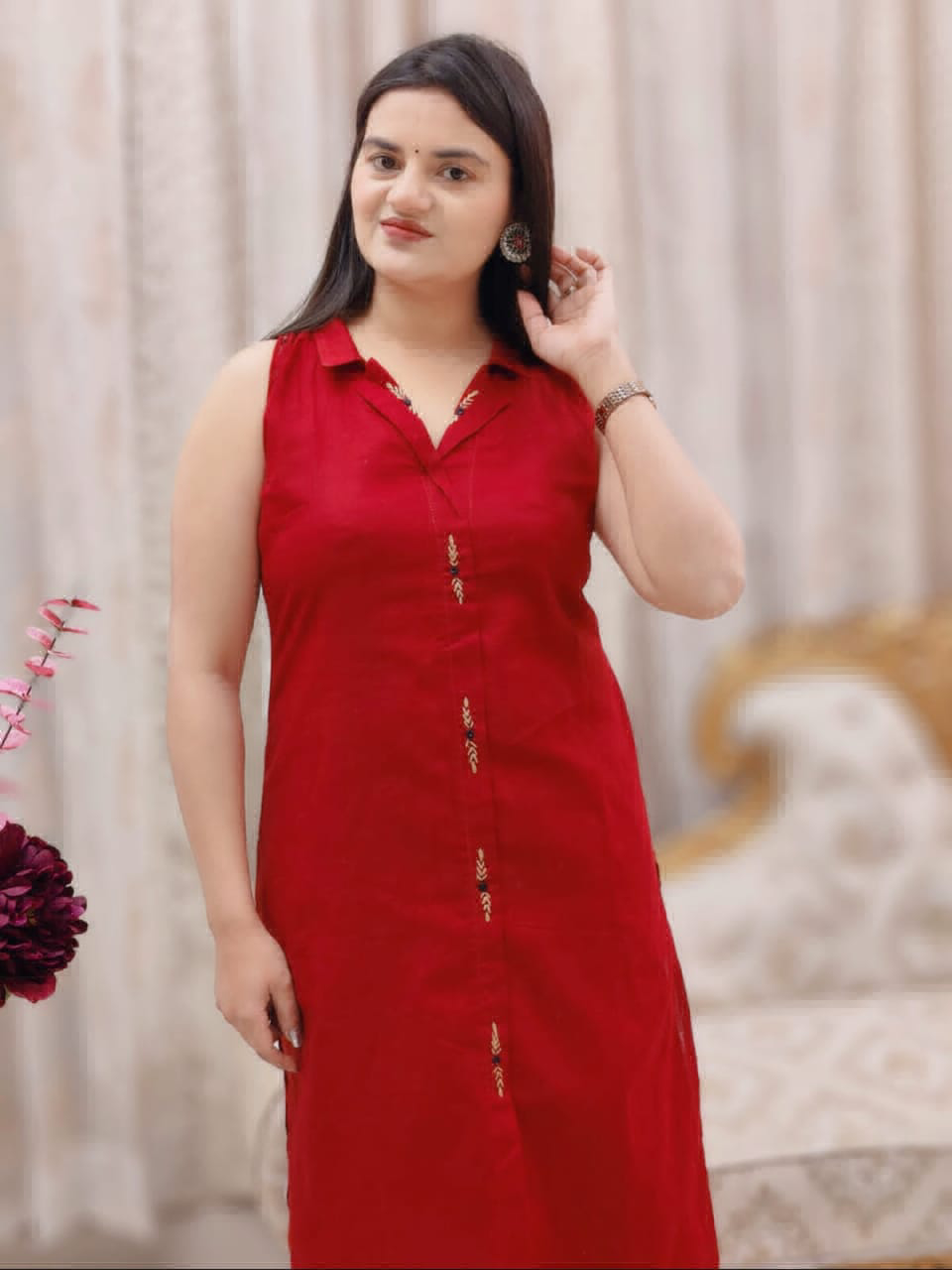 KDJ Beautiful Kurta & Plazo - XL-42