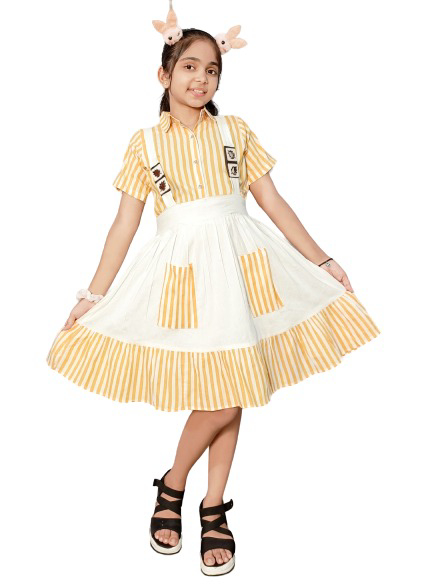 ARM SURI WESTERN DUNGREE FOR CHILDREN GIRL'S WEAR - Yellow, No.30