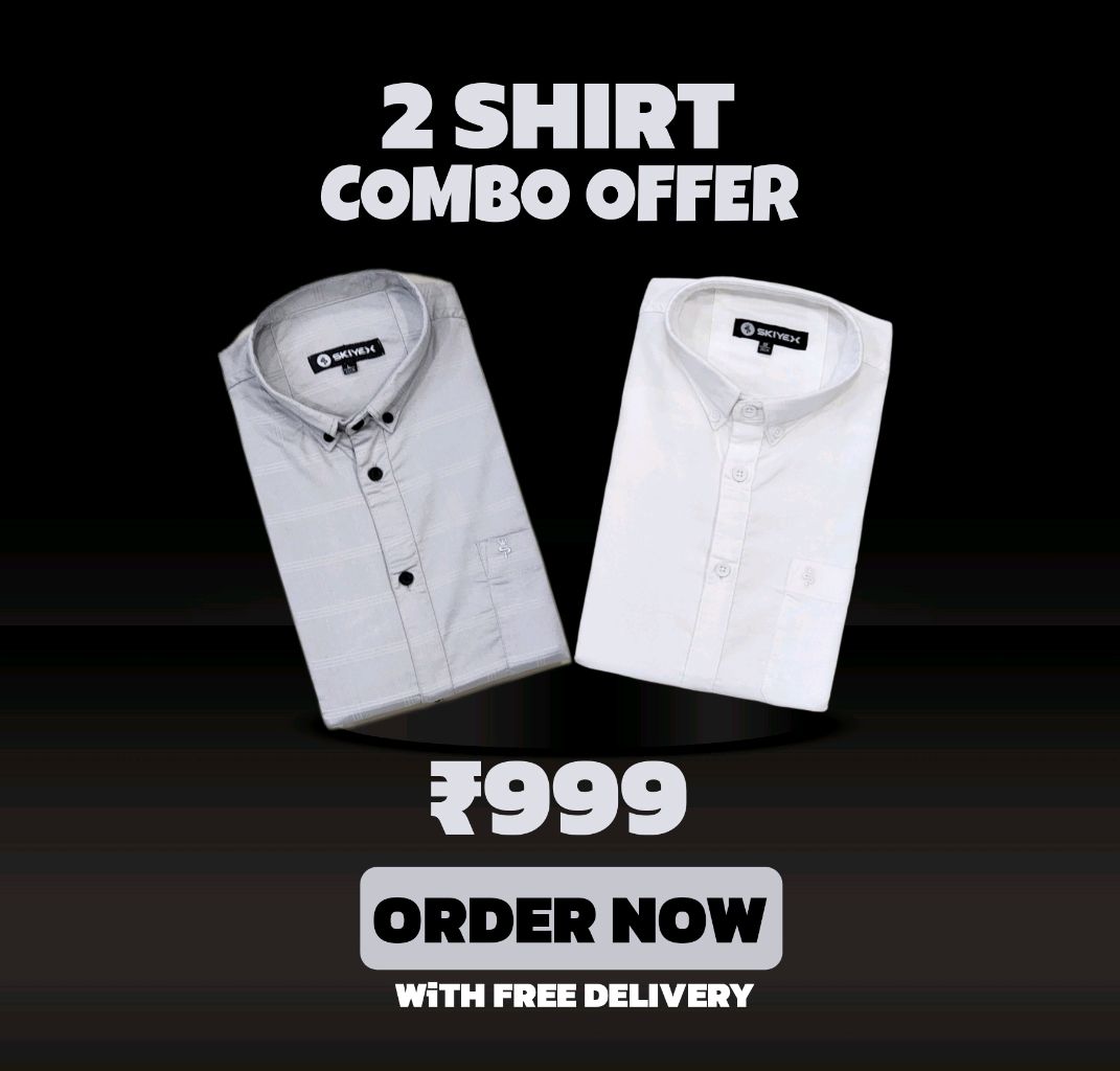 SKIYEX PLAIN SHIRT COMBO PRICE  - XL