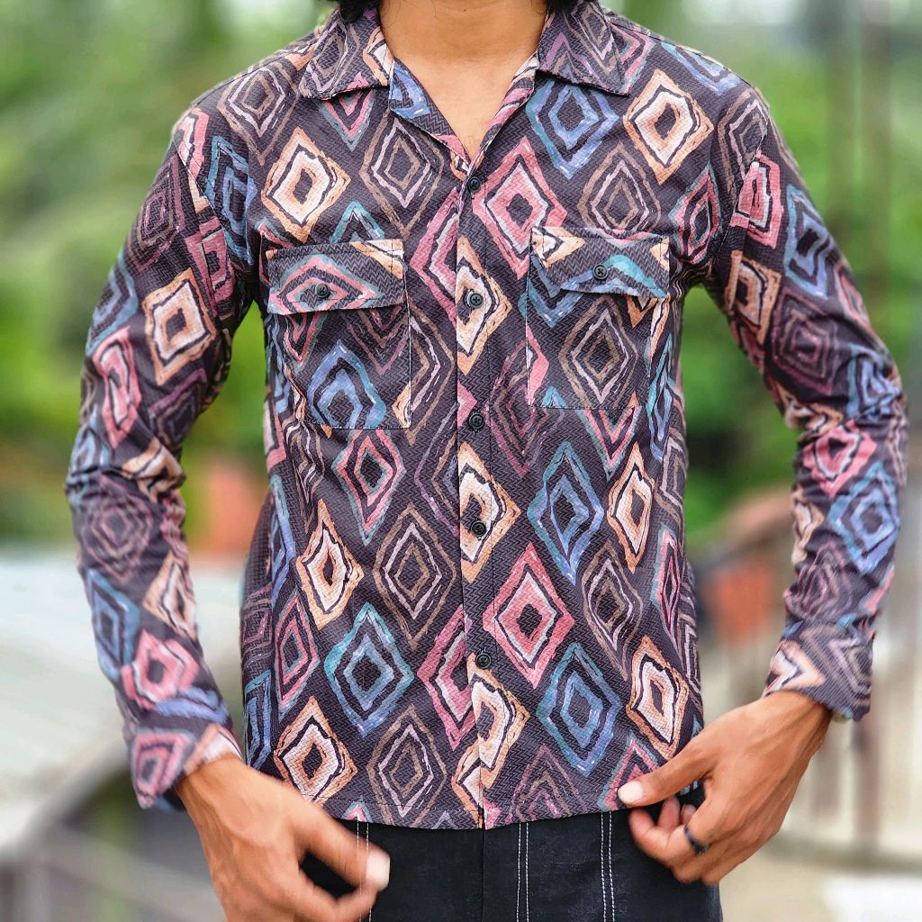 PRINTED FULL SLEEVE SHIRT ONLY - XL