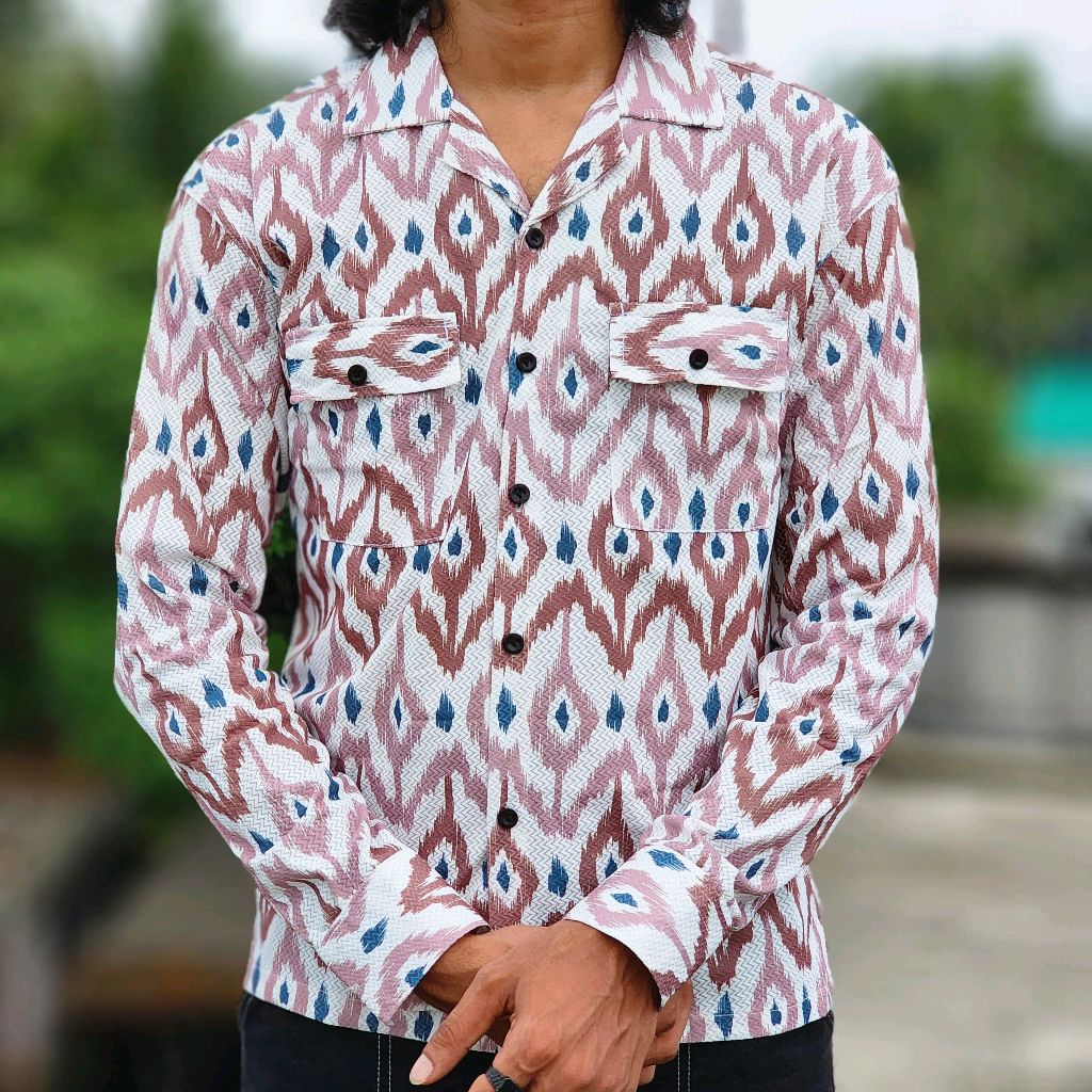 PRINTED FULL SLEEVE SHIRT ONLY - M