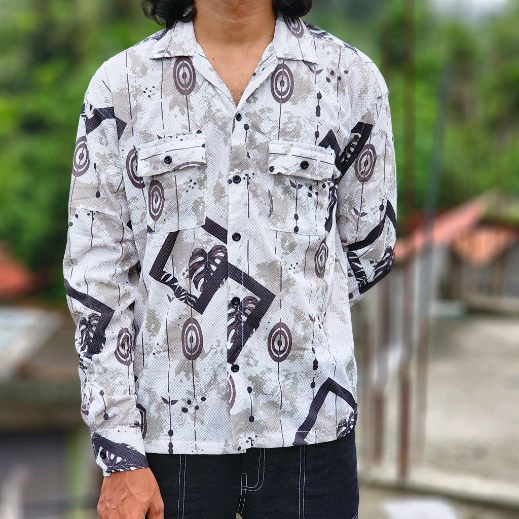 PRINTED FULL SLEEVE SHIRT ONLY - M