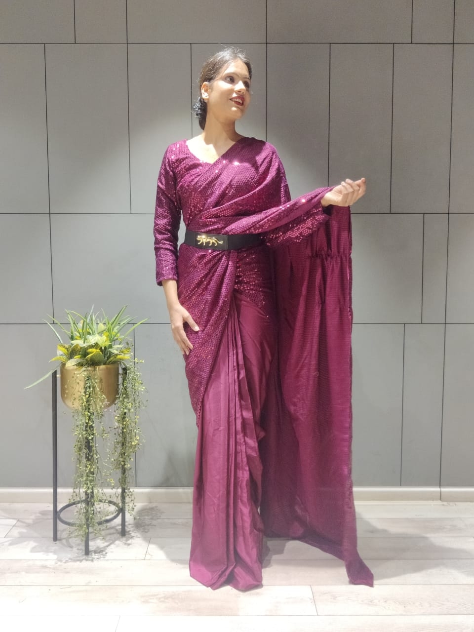 Trending Belted Sarees For That Fuss-Free And Stylish Wedding Look