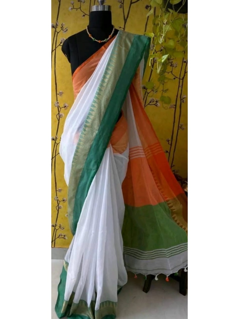 15th August Special Tiranga Print Saree – Emarketon