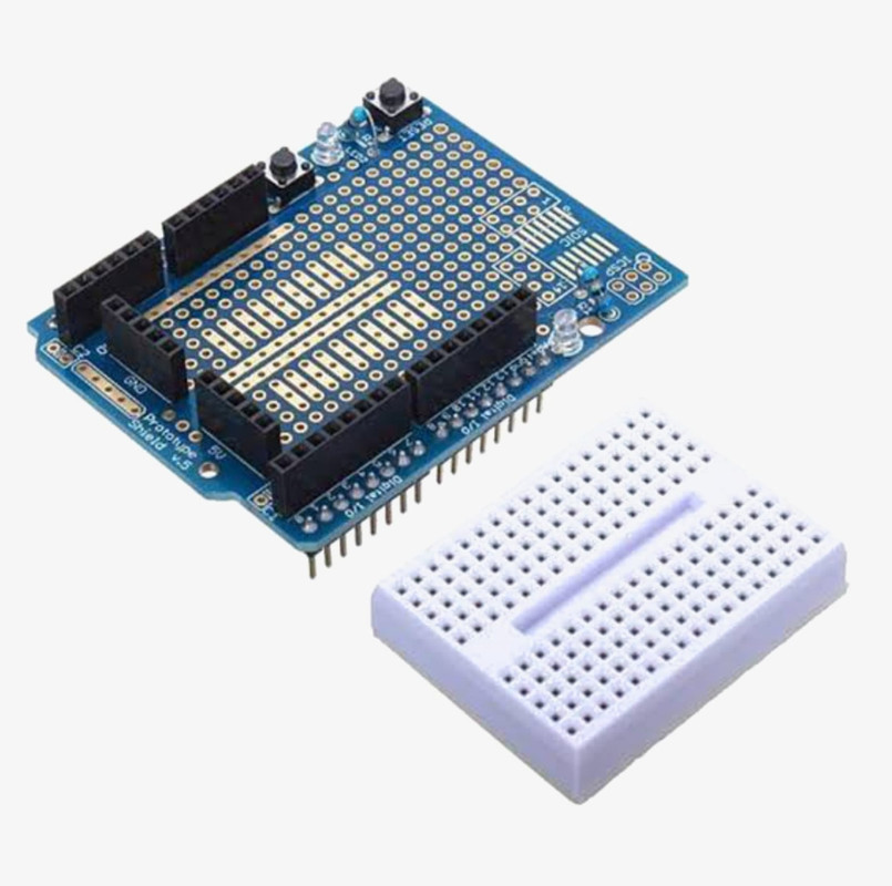 Proto Shield (Prototype) for Arduino Uno Mini Breadboard