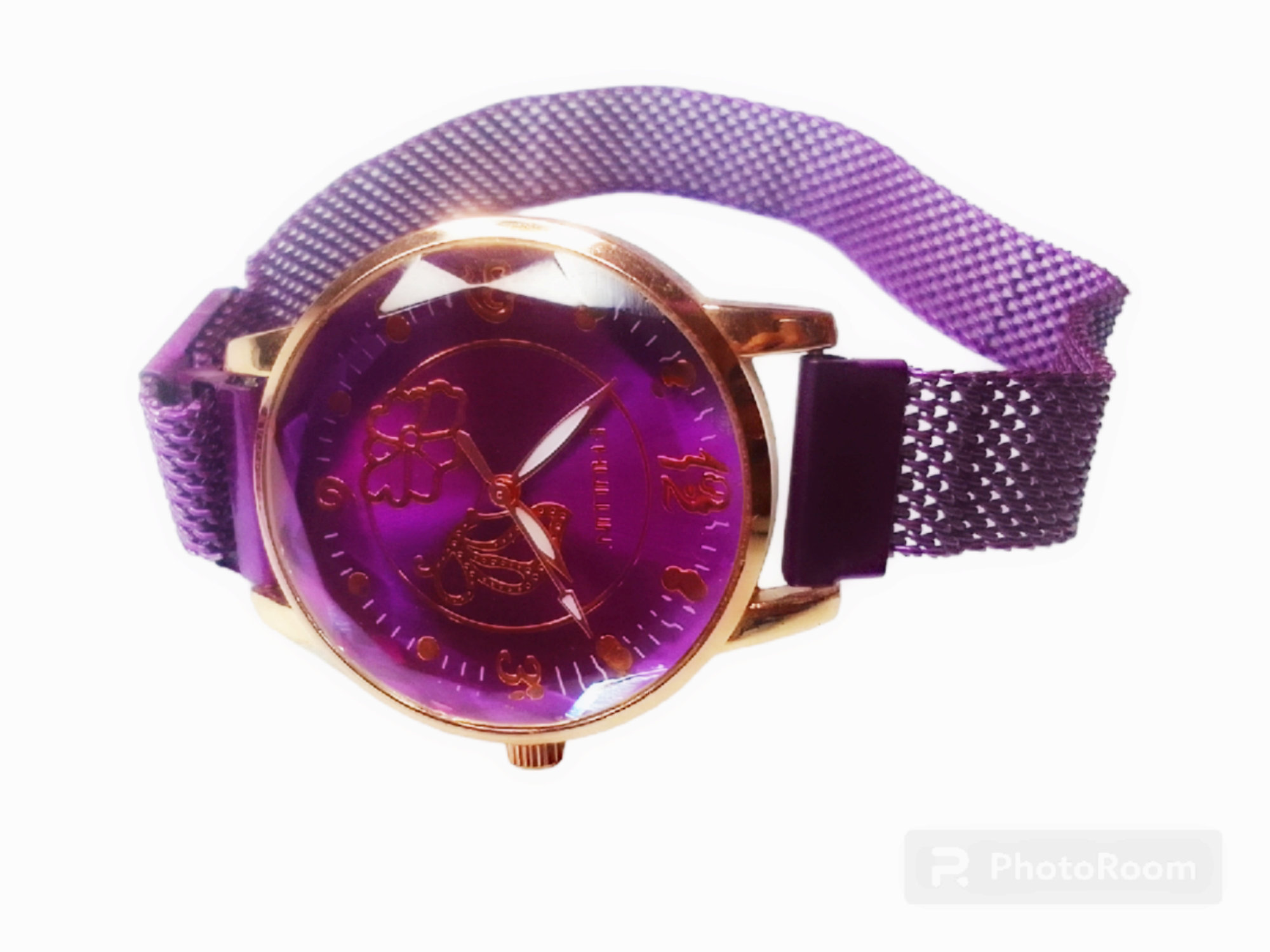 Quartz FHULUN CREATION Fashion Women's Beauty Watch Analog Chain Hand Watch - Fuchsia Pink, Free, Girl's Watch