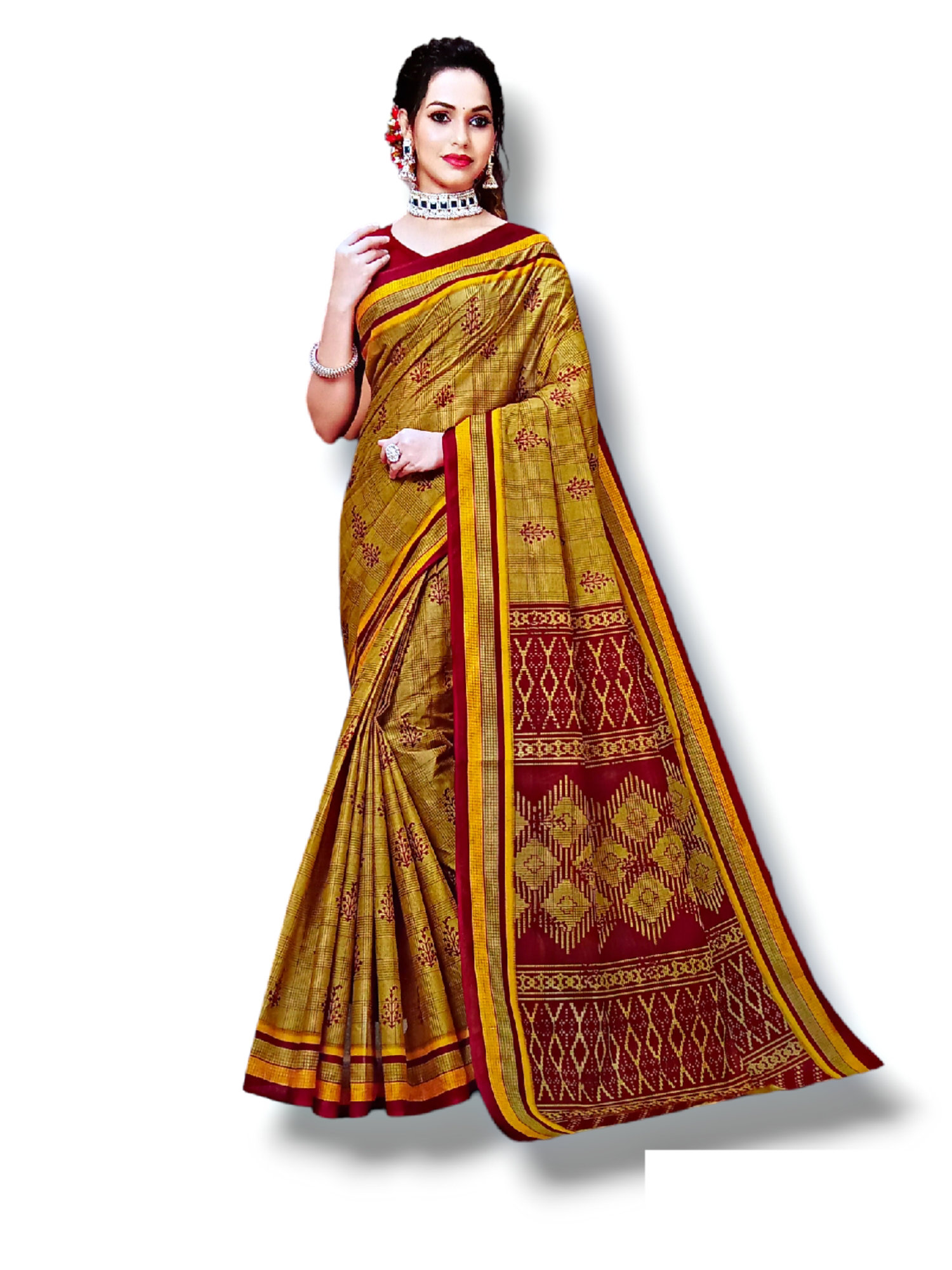 NAVRANG Navrang Saree Full Of Cotton And Silk Saree 