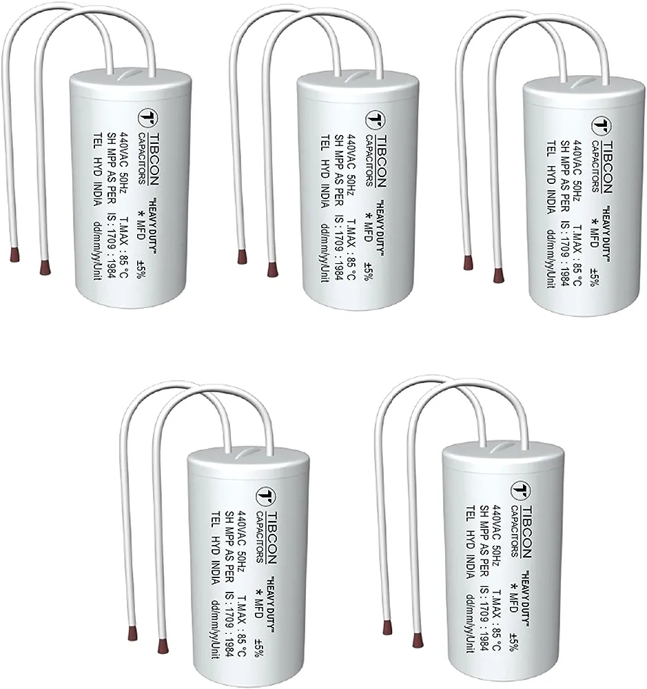 Tibcon Capacitor For Fan  - White, 3.15MFD