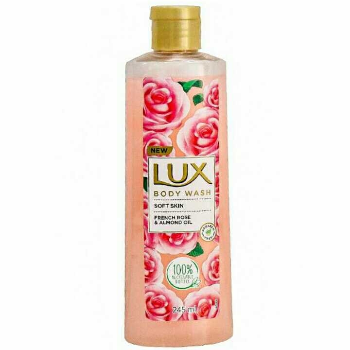 Lux body Wash  Lux Body Wash soft Skin Rose & Almond Oil 245 ml