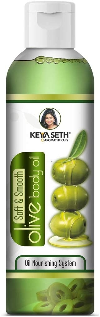 Keya Seth Aromatherapy Soft & Smooth Fairness Body Oil with Pure Olive, Sandalwood, Almond & Saffron by Keya Seth Aromatherapy, 200ml