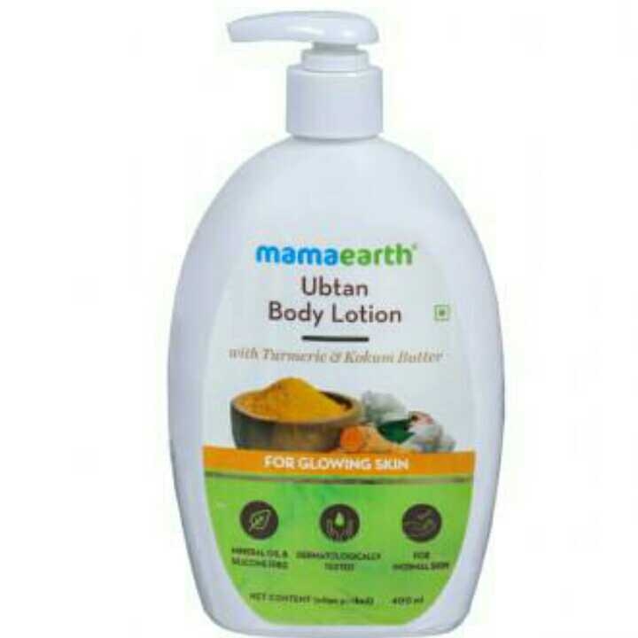 Mamaearth Ubtan Body Lotion With Turmeric & kokum Butter For Glowing Skin 400ml