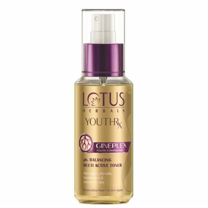 Lotus Herbals Youth RX PH Balancing Multi Active Toner, 100ml