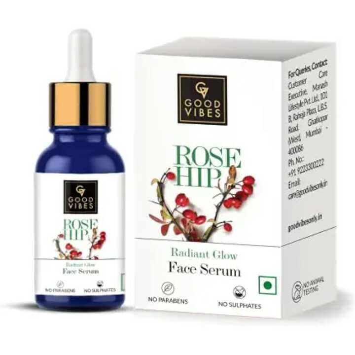 Good Vibes Rose Hip Radiant Glow Face Serum, 30ml