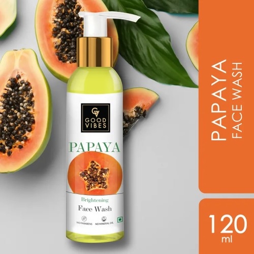 Good Vibes Papaya Brightening Face Wash 120 ml