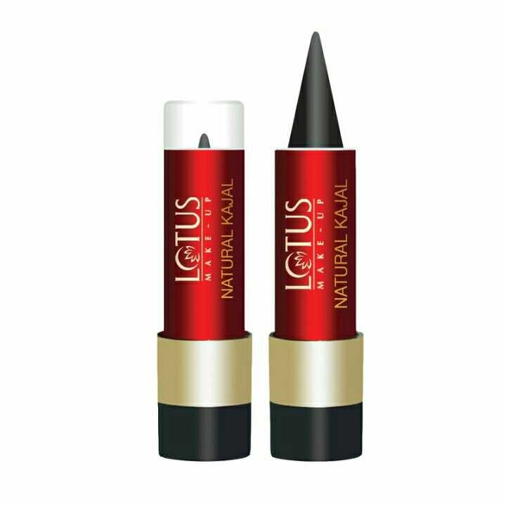 Lotus Make-up Natural Kajal, Black, 4g