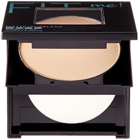 Maybelline New York Fit Me Matte Poreless Powder, 120 Classic Ivory, 8.5g