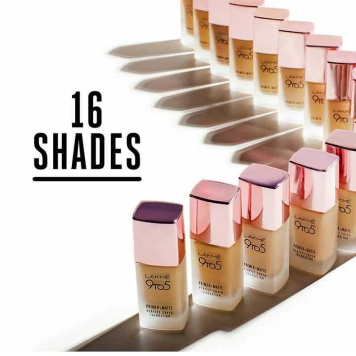 Lakmé 9To5 Primer + Matte Perfect Cover Foundation, (C 380 )