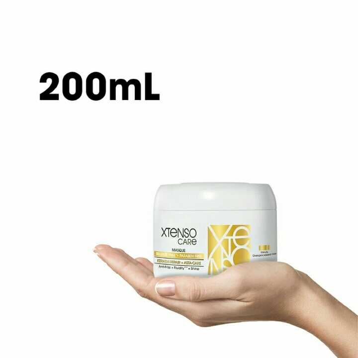  Loreal Xtenso Care Sulfate-free Masque | For all hair types | Gently cleanses, controls frizz and adds shine | With Keratin Repair and Asta-Care *without sulfate surfactants 200ml Loreal Xtenso Care Sulfate-Free Masque 200ml 