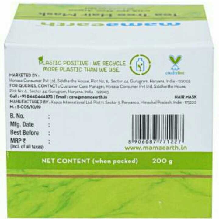 Mamaearth Tea Tree Hair Mask For Dandruff & itchy scalp 200gm