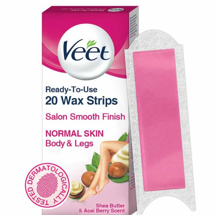 Veet Full Body Waxing Kit for Normal Skin,20strips