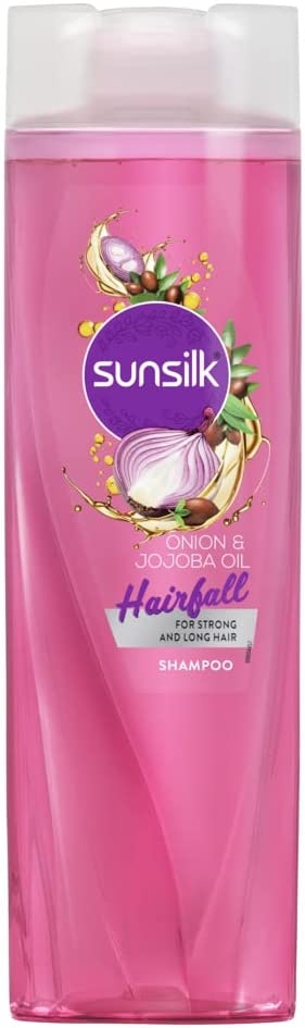 Sunsilk Hairfall Shampoo with Onion & Jojoba Oil,340ml Sunsilk Hairfall Shampoo with Onion & Jojoba Oil 340ml