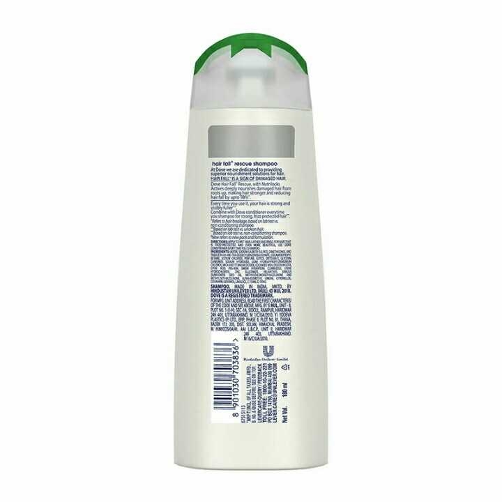 Dove Shampoo  DOVE Nutritive Solutions Hair Fall Rescue Shampoo, 180ml