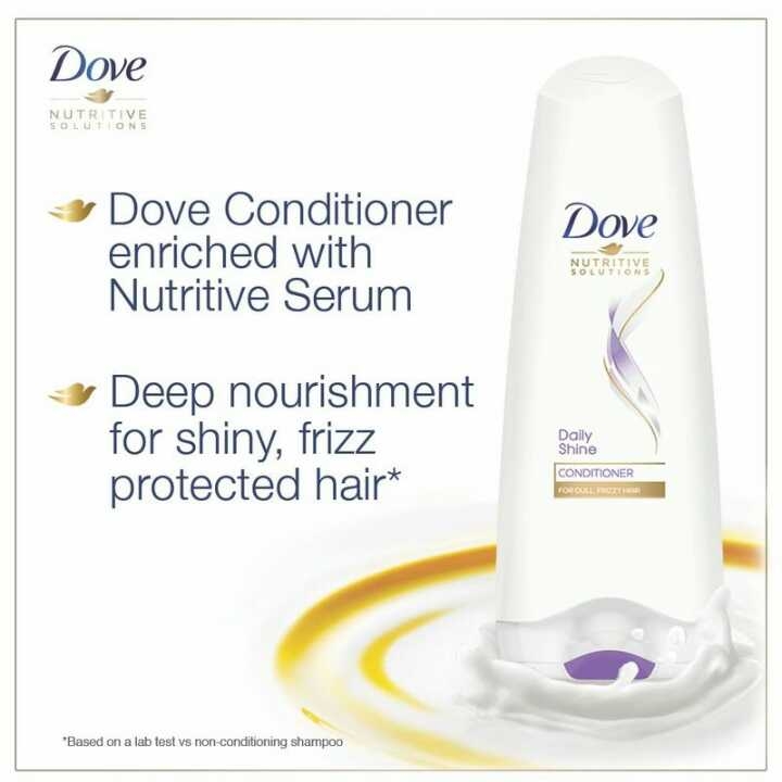 Dove Daily Shine Conditioner, 180 ml