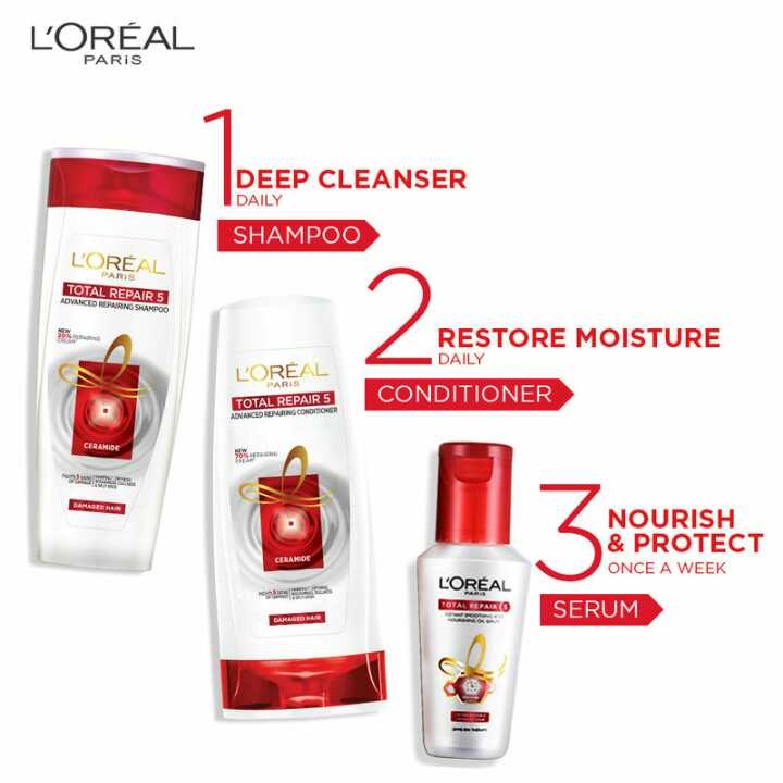 L'Oreal Paris Total Repair 5 Conditioner  L'Oreal Paris Total Repair 5 Conditioner, 192.5ml