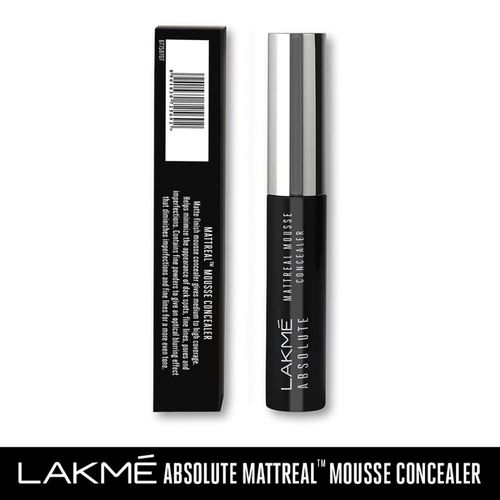Lakme Absolute Mattreal Mousse Concealer - 02 Natural(9gm)