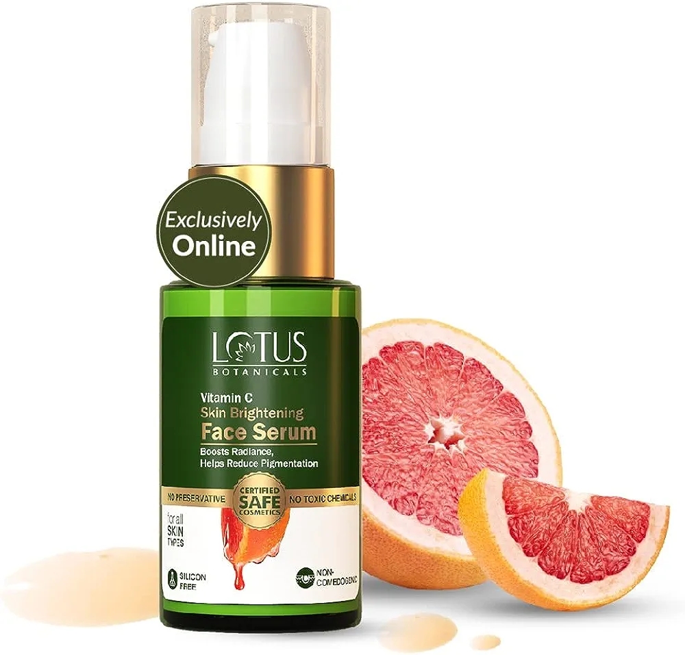 Lotus Botanicals Skin Brightening Face Serum | Vitamin C |30gm